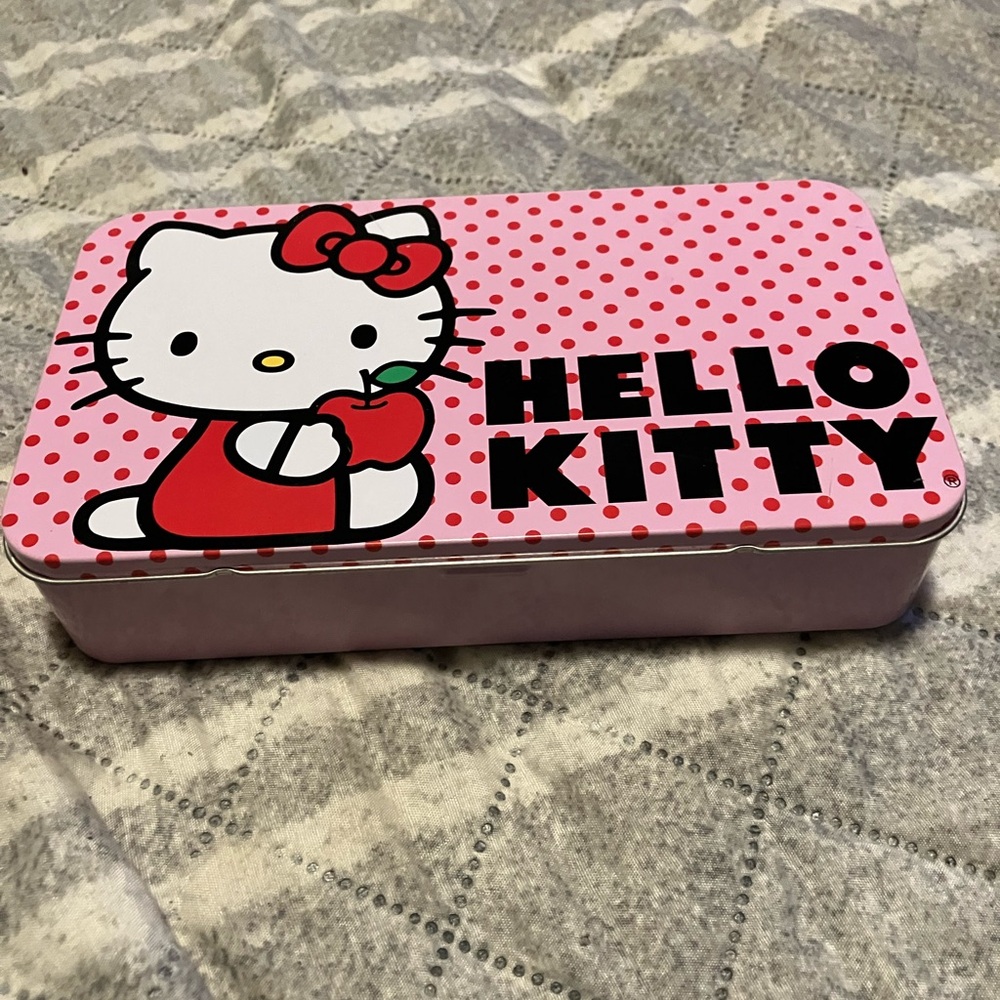 Hello Kitty Tin Pencil Box